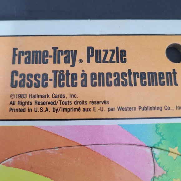 Vintage 1983 Rainbow Brite tray puzzle - Picture 10 of 10